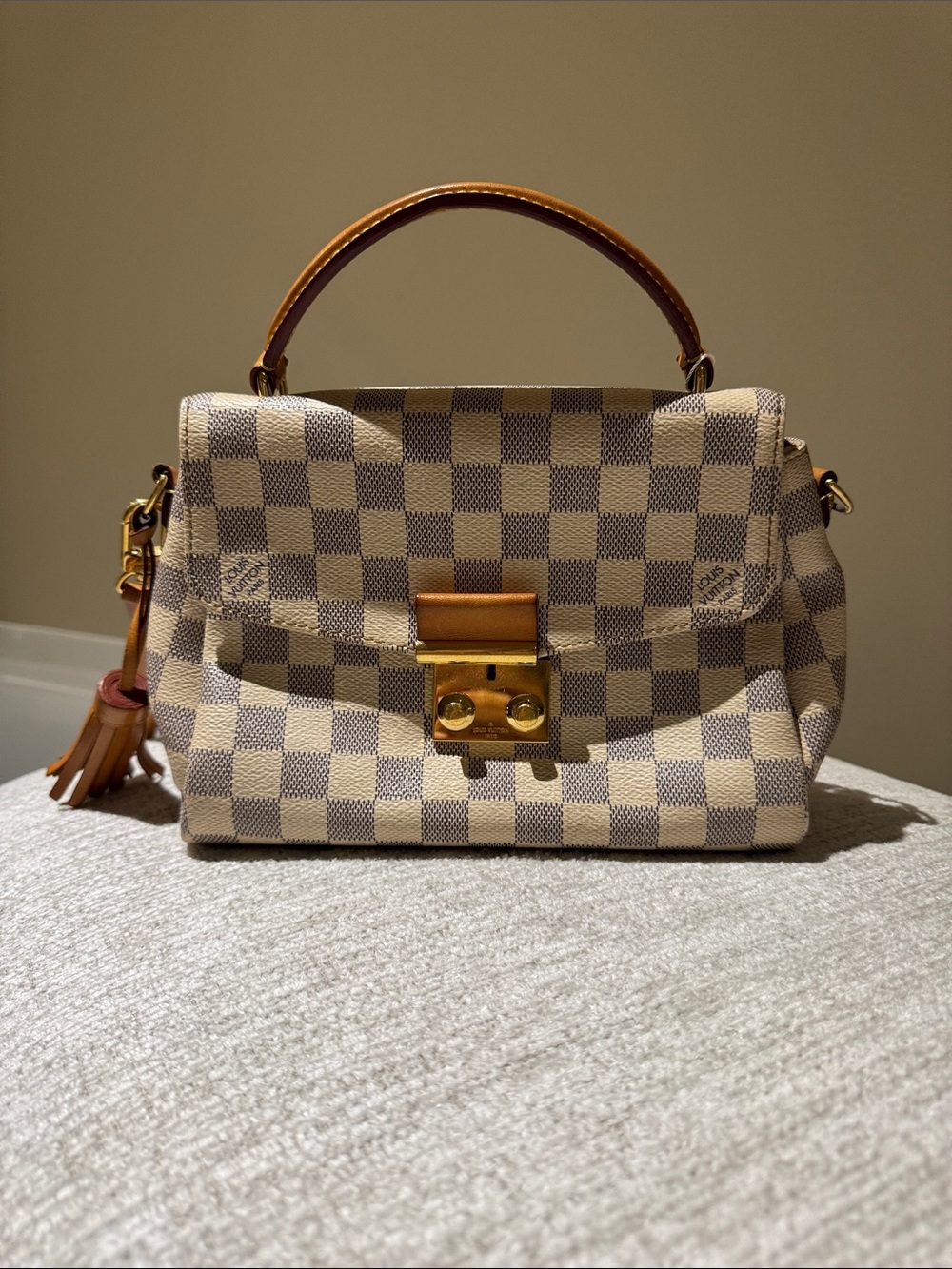 Louis Vuitton Damier Azur croisette bag